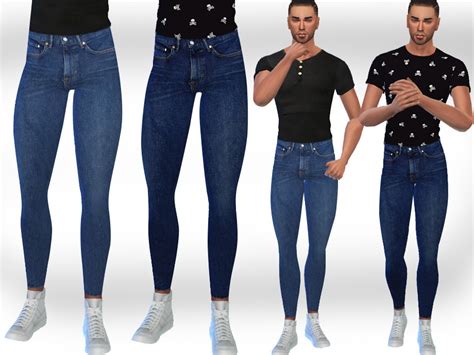 The Sims Resource Male Sims Slim Fit Jeans