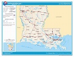 Large detailed map of Louisiana state Poster 20 x 30-20 Inch By 30 Inch ...