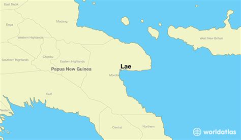 Where Is Lae Papua New Guinea Lae Morobe Map
