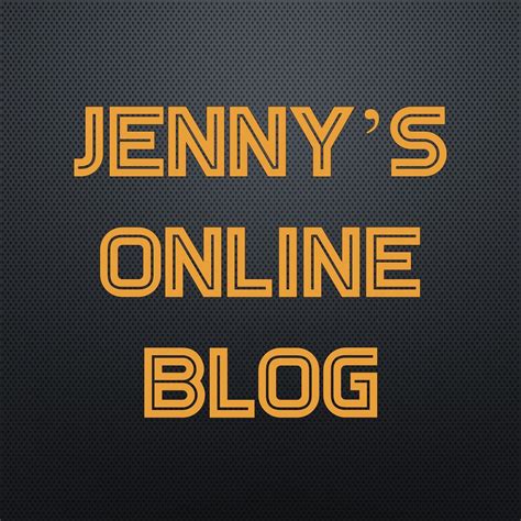 Jennys Online Blog