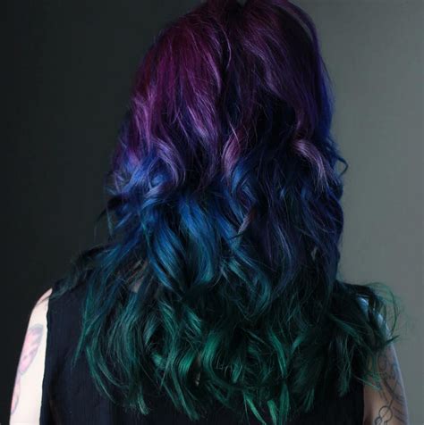Peacock Hair Color Trend Is Gorgeous And Captivating Peacock Hair
