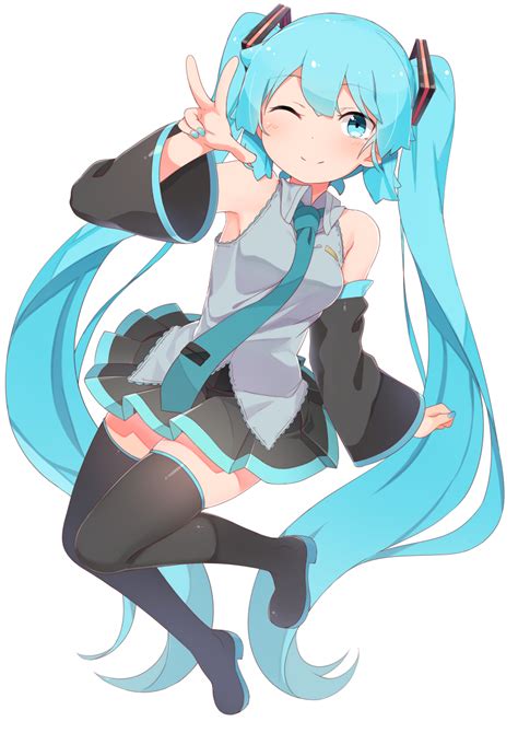 Abmayo Hatsune Miku Vocaloid Absurdres Commentary Request Highres Girl Aqua Eyes