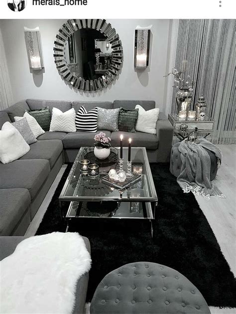 20 Black And Grey Living Room Decorating Ideas