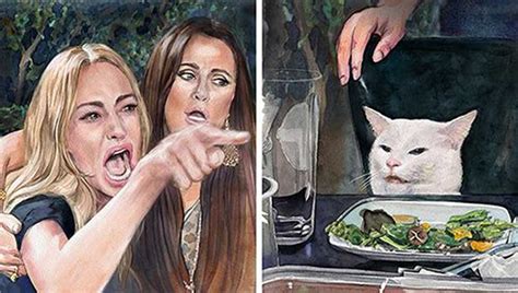 Woman Yelling At Cat Meme Discover More Interesting Anger Angry
