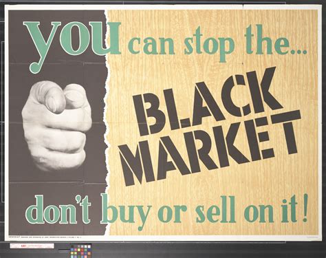 Newsmap You Can Stop The Black Market Dont Buy Or Sell On It