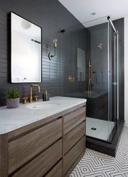 More than just a tool to admire your perfect self, they help to optimise natural light and create if you're looking for a simple yet effective way to revamp your bathroom, opting for a change in mirror is one that will add great impact. Top 50 Best Bathroom Mirror Ideas - Reflective Interior ...