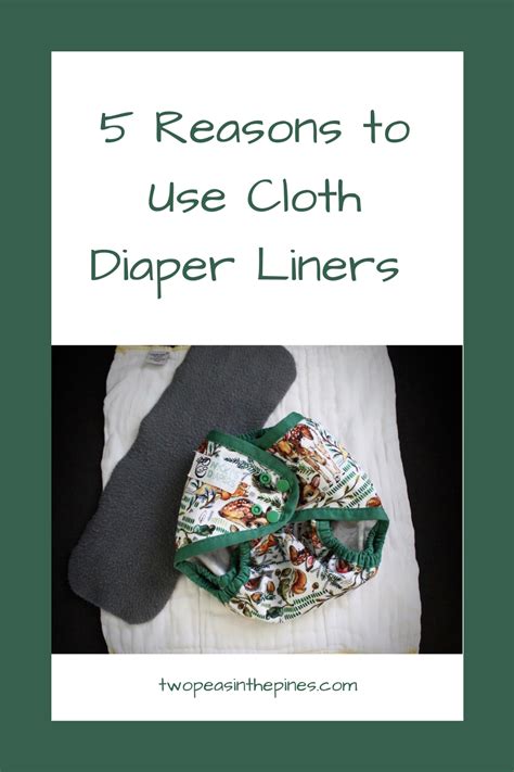 5 Reasons To Use Cloth Diaper Liners Two Peas In The Pines