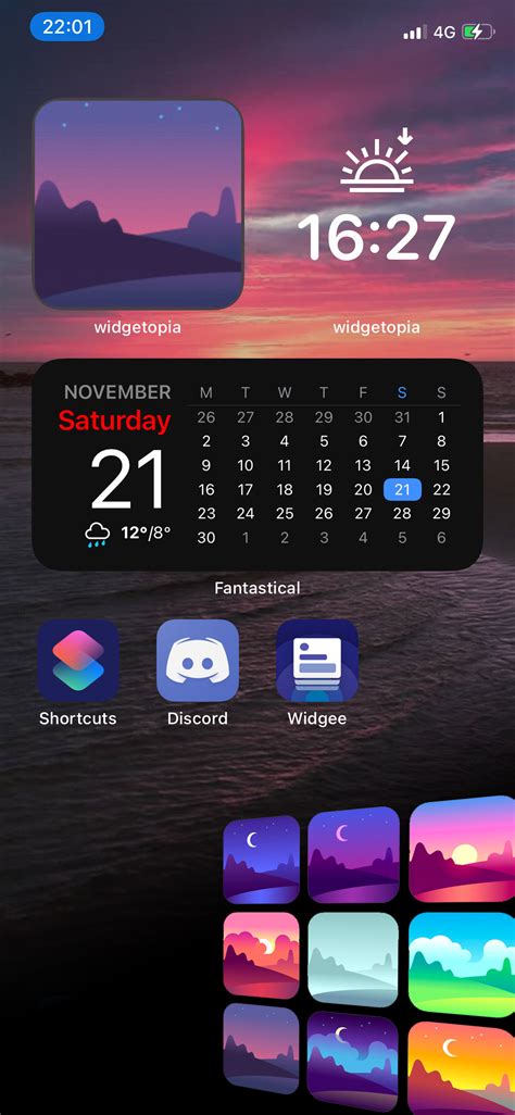 Widgetopia Small Widget That Changes With The Time Of Day Rioswidgets