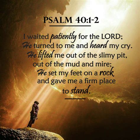 The Living Psalm Niv I Waited Patiently For The