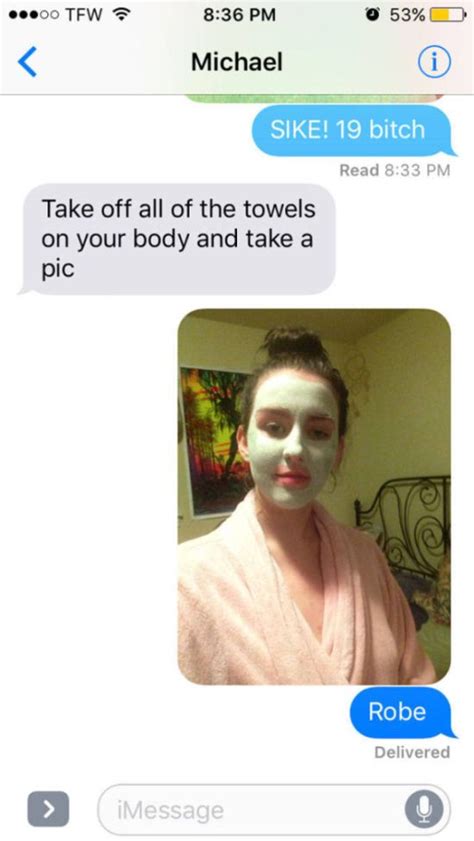 This Girl Had The Best Response When A Guy Asked Her To Send Nudes Fun