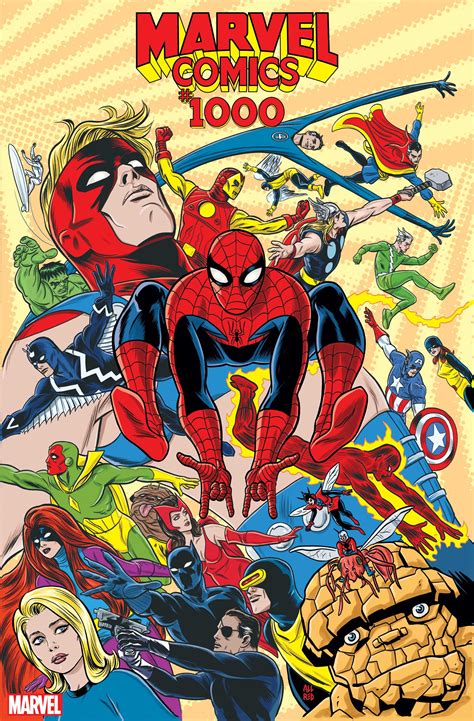 Marvel Comics #1000 Variant by Mike Allred : comicbooks