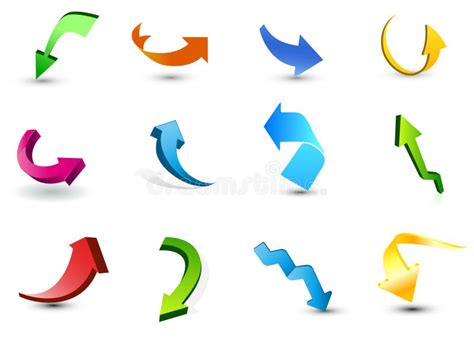 Arrow Icon Vectors Stock Vector Illustration Of Blue 15744672