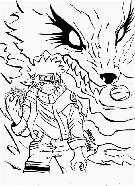 Desenho Do Naruto Para Pintar Coloring City