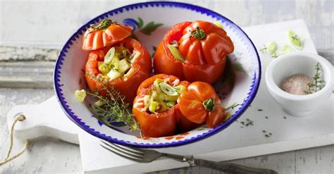 Gebackene Tomaten Mit Tofu F Llung Rezept Eat Smarter