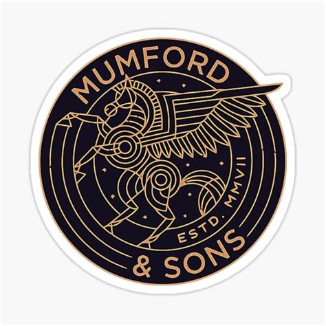 Mumford And Sons Sticker For Sale By Goldbergriena Redbubble