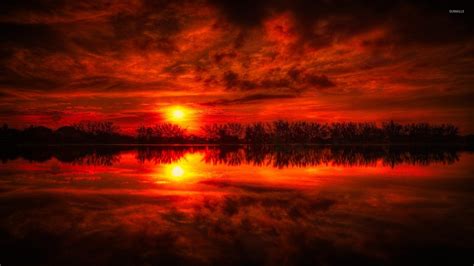 Red Sunset Wallpapers Wallpaper Cave