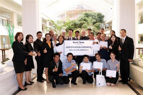 Certified English For Hospitality For Dusit Thani Pattaya Staff