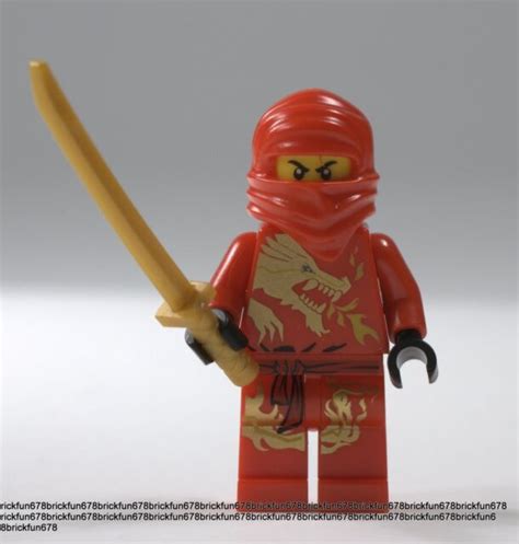 Lego Ninjago Red Ninja Kai Dx Dragon Minifigure W Ninja Sword For