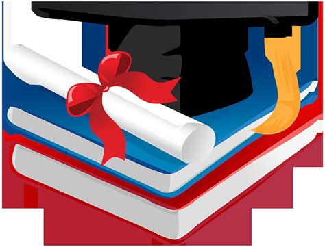 Red Graduation Cap Png