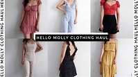 HELLO MOLLY TRY ON CLOTHING HAUL - YouTube