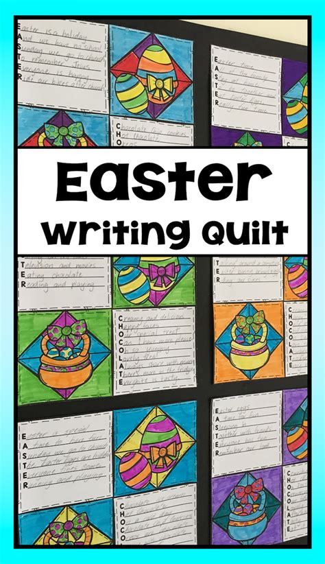 Worksheet easter writing prompt or gadget that has writing prompts to challenge you to think about or reflect on your day in the evening quot luckily with most of us having computers glued to our palms. Easter Writing Prompts Quilt: Easter Writing Activity