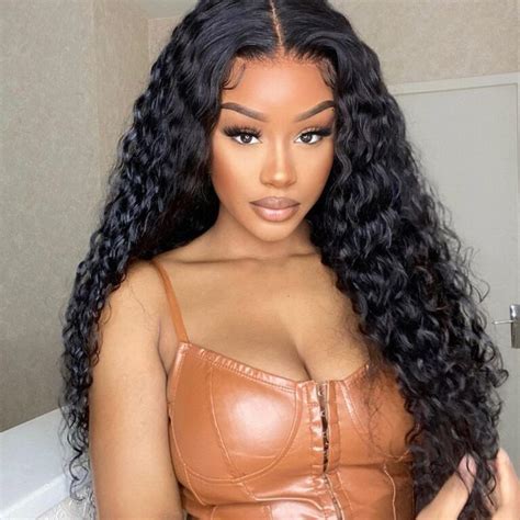 Water Wave HD Lace Front Wigs Super Thick Human Hair Wig Tinashehair