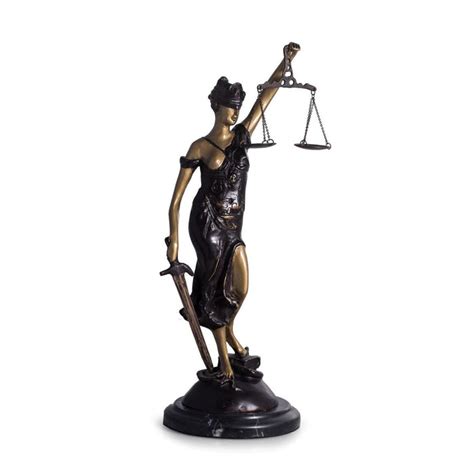 Blind Lady Justice Sculpture — Allsculptures
