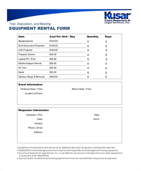 Free 9 Sample Rental Receipt Forms In Pdf Ms Word Excel