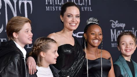 Watch Angelina Jolie And Her Kids Get Glammed Up And Ready For