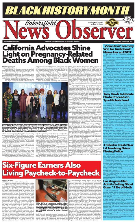 Bakersfield News Observer 2.8.23 by Observer Group Newspapers of