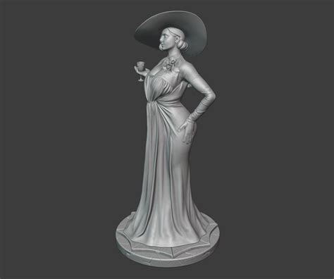 Lady Dimitrescu 3d Model 3d Printable Cgtrader