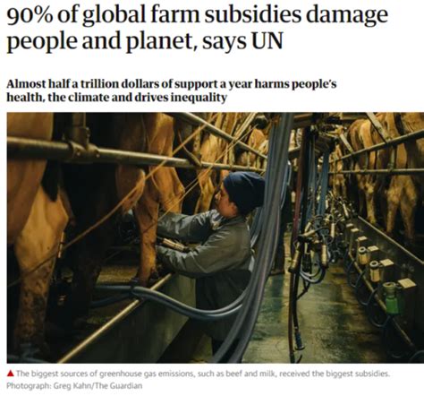 Agricultural Subsidies Do More Harm Than Good Food Politics By