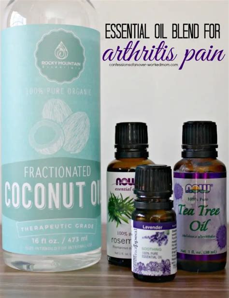 Essential Oil Arthritis Anti Inflammation Blend Rub Recipe The