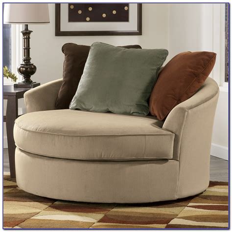 Oversized Round Swivel Chairs For Living Room Chairs