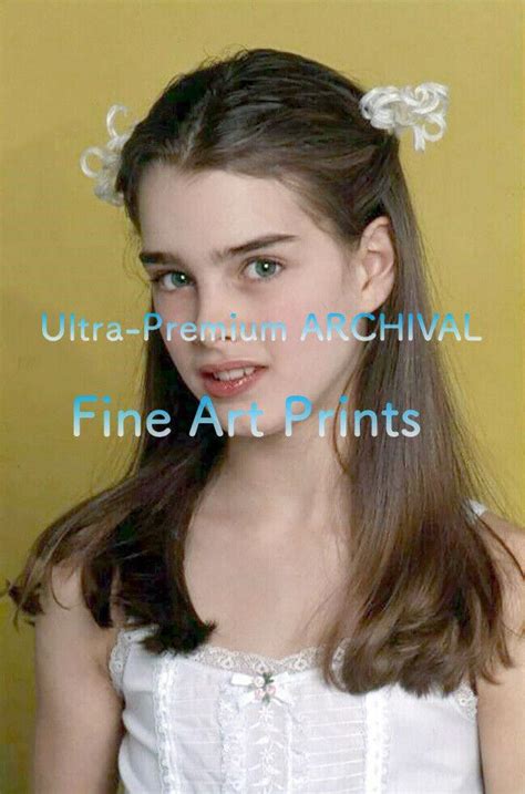 Young Brooke Shields Pretty Baby In Ribbons Archival Photo Print 85