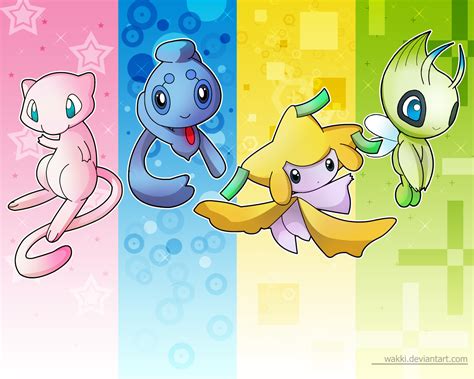 Browse millions of popular minimalism wallpapers and ringtones on zedge and personalize your phone to suit you. Pokemon - Mew,Phione, Jirachi and Celebi - Gaming Now