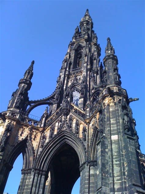 Sir Walter Scott Monument Edinburgh Scotland Mommy