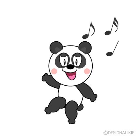 Free Dancing Panda Cartoon Image｜charatoon