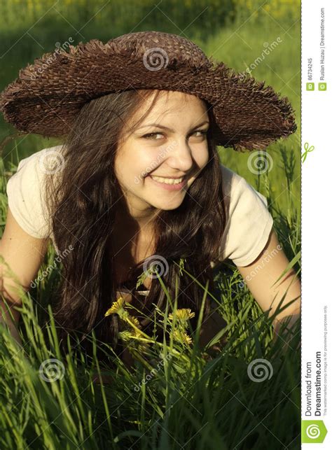 Great Young Girl Outdoors Stock Image Image Of Beautiful 86734245