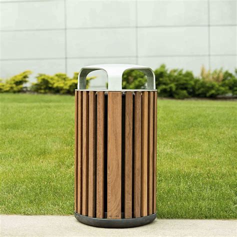 Arlau Decorative Wood Trash Cans