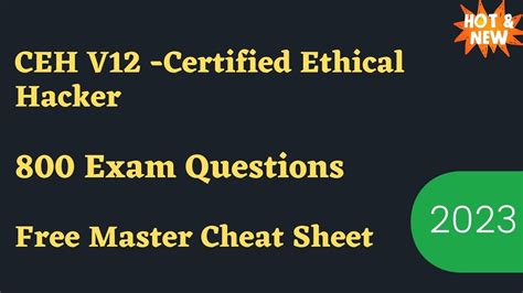 ceh v12 certified ethical hacker exam dumps and questions 2023 youtube