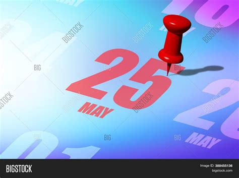 May 25th Day 25 Month Image And Photo Free Trial Bigstock