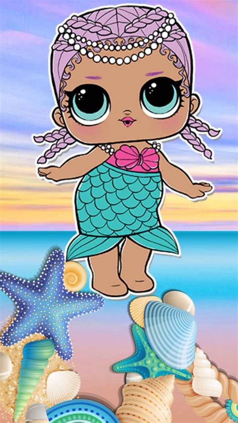 Stunning Lol Doll Mermaid Wallpaper
