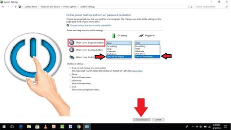 How To Use Power Button To Turn Off Laptop Screen In Windows 10 Youtube