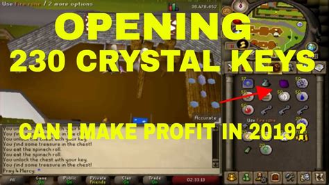 Osrs 230 Crystal Keys Can We Profit In 2019 Youtube