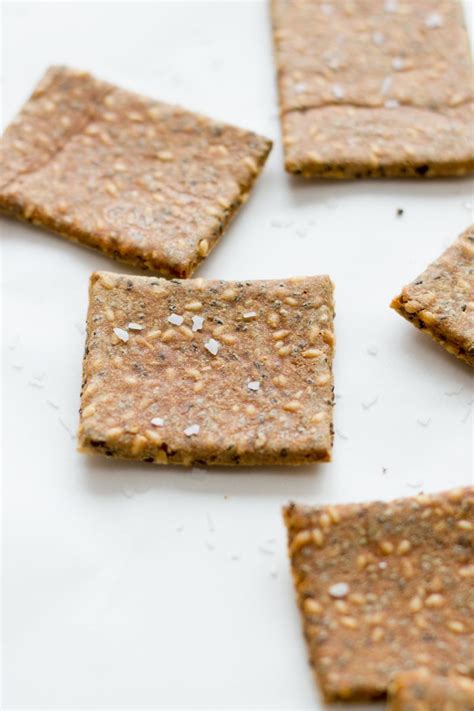 Gluten Free Super Seed Crackers Recipe Healthy Baking Baking