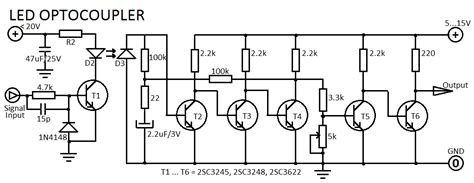 Optocoupler Circuit Diagram Headcontrolsystem