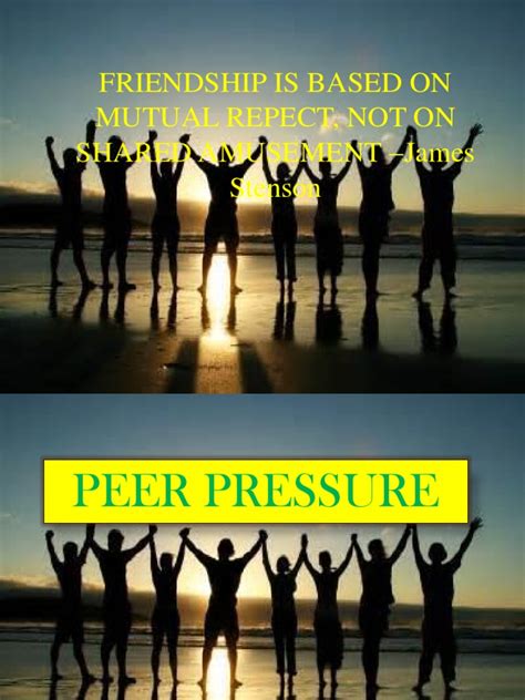 Peer Pressure POWER POINT PRESENTATION | Friendship | Conformity