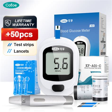 Lifetime Warranty Cofoe Yice A Blood Sugar Meter Test Strips