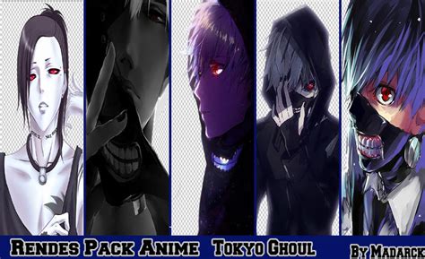 Renders Pack Anime Tokyo Ghoul 10 By Madarck On Deviantart